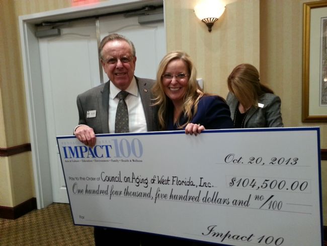 IMPACT 100 Selects Council on Aging of West Florida as a 2013 Grant Recipient 
