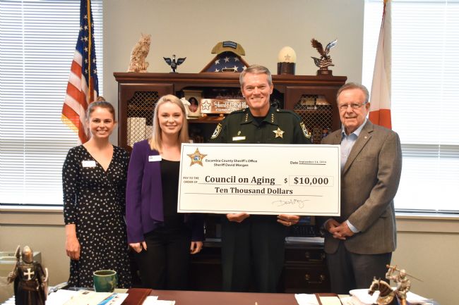 Sheriff's Office Donates $10,000 to COA